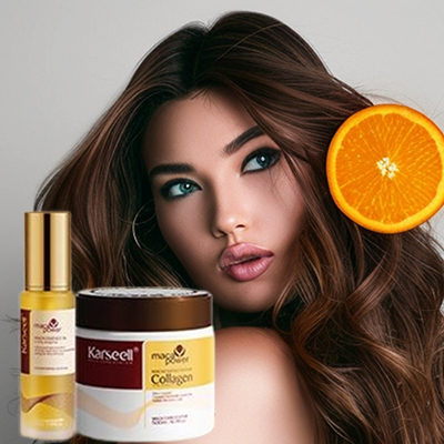 karseell collagen hair mask and hair oil